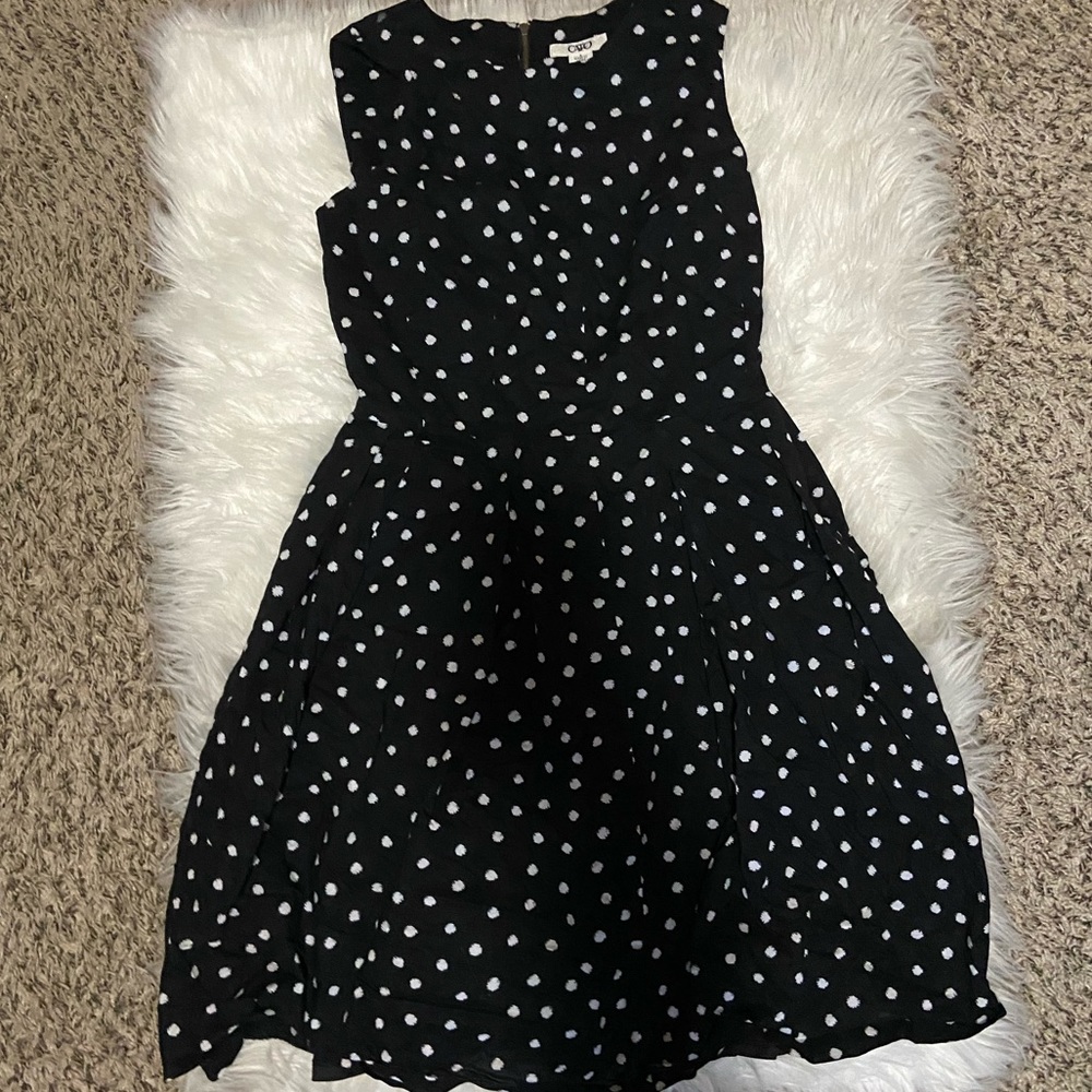 Black & White Polka Dot Dress 🤍🖤